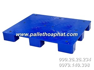 Pallet nhựa mới màu xanh 1000x1200x150mm